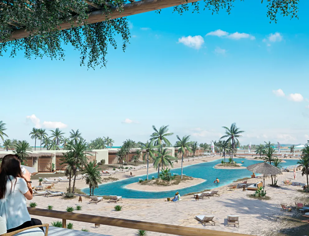 Chalet for sale in Hacienda Waters in Ras El Hekma of 104 m² with 2 bedrooms