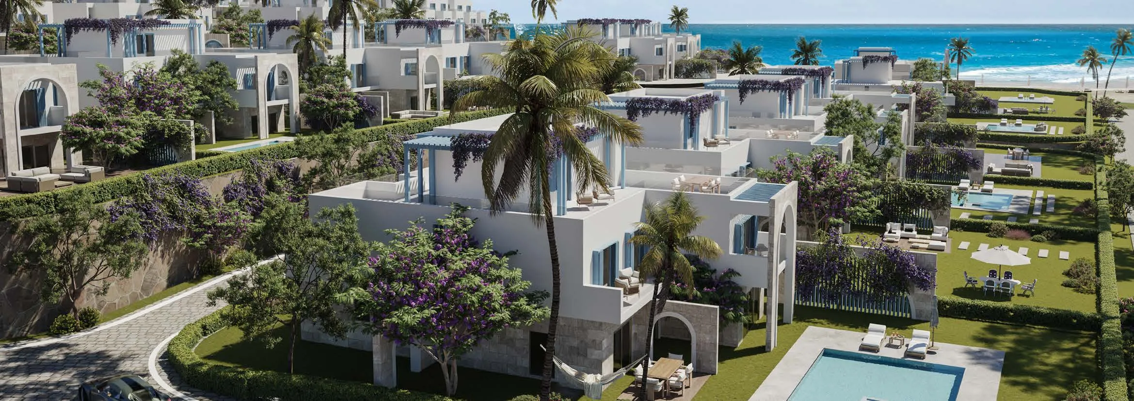 Townhouse for sale in Naia Bay in Ras El Hekma of 225 m² with 4 bedrooms