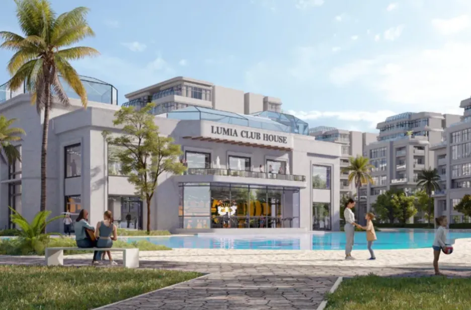 Apartment for sale in Lumia Lagoons in New Capital City of 199 m² with 3 bedrooms