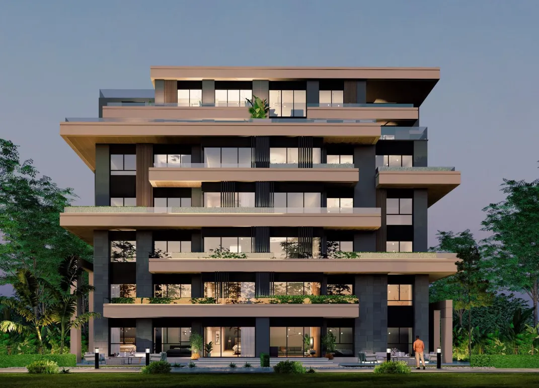 Apartment for sale in La Colina in El Sheikh Zayed of 123 m² with 2 bedrooms