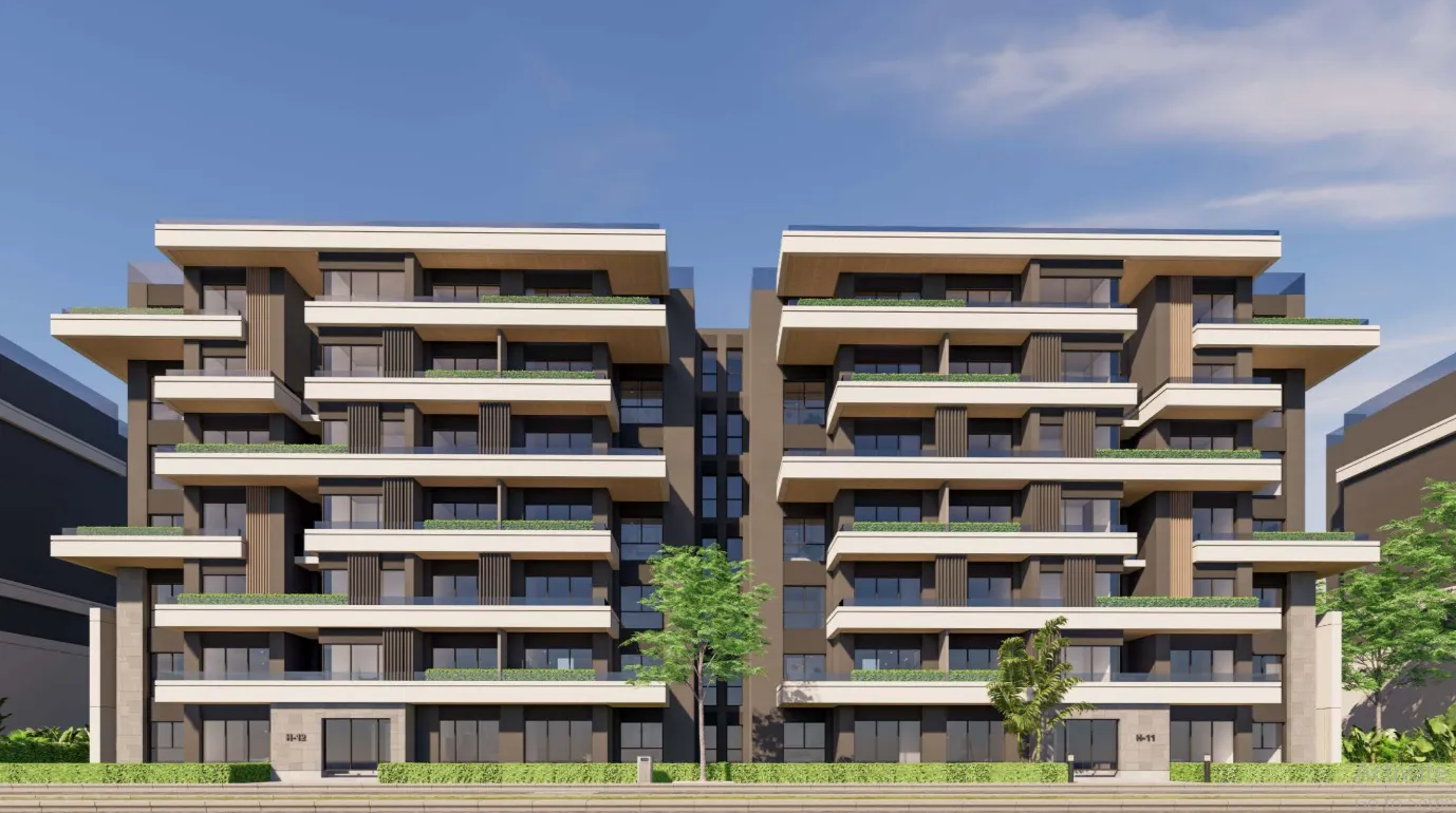 Apartment for sale in La Colina in El Sheikh Zayed of 123 m² with 2 bedrooms