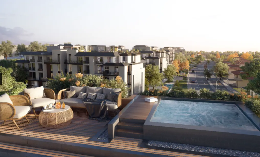 Apartment for sale in Stone Park in New Cairo of 166 m² with 3 bedrooms