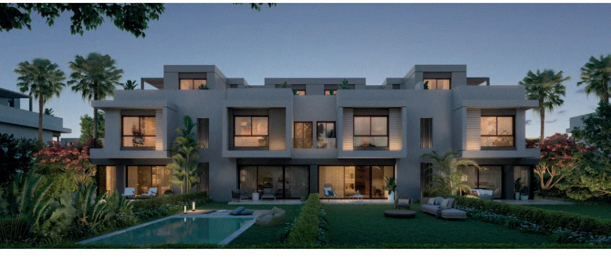 Townhouse for sale in Swan Lake West in 6th of October City of 204 m² with 3 bedrooms