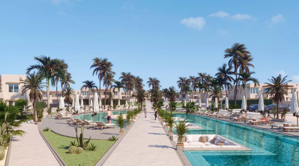 Chalet for sale in Hacienda West in Ras El Hekma of 126 m² with 2 bedrooms