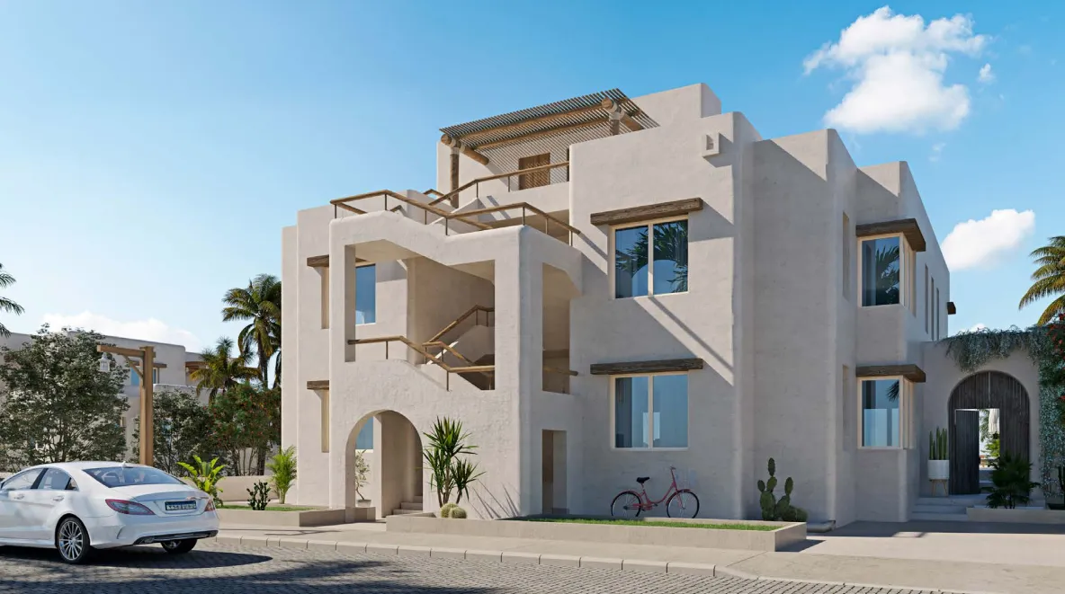 Chalet for sale in Hacienda West in Ras El Hekma of 126 m² with 2 bedrooms