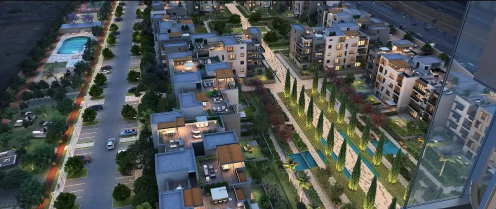 Apartment for sale in AEON Towers in 6th of October City of 160 m² with 2 bedrooms