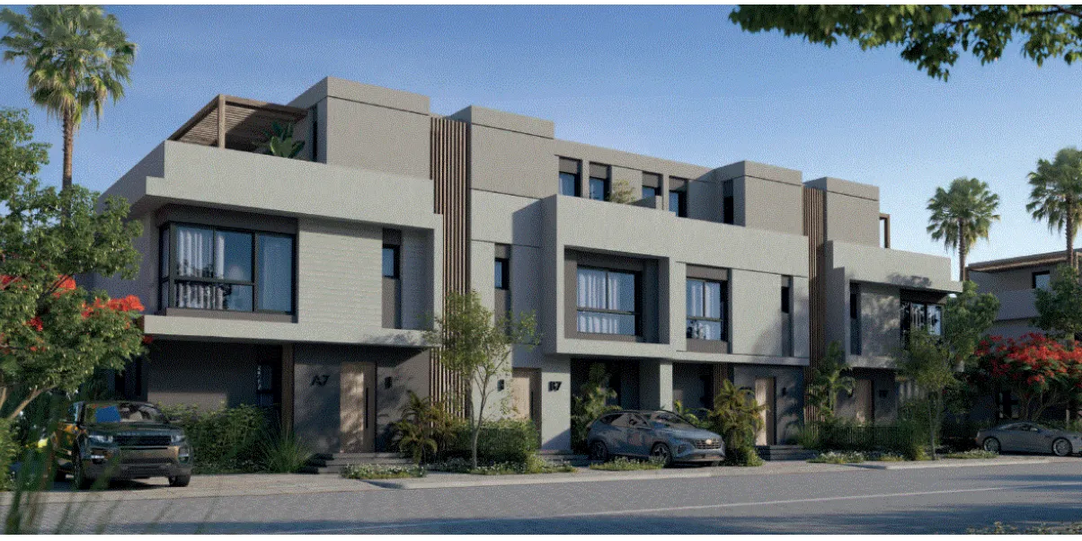 Townhouse for sale in Swan Lake West in 6th of October City of 200 m² with 3 bedrooms