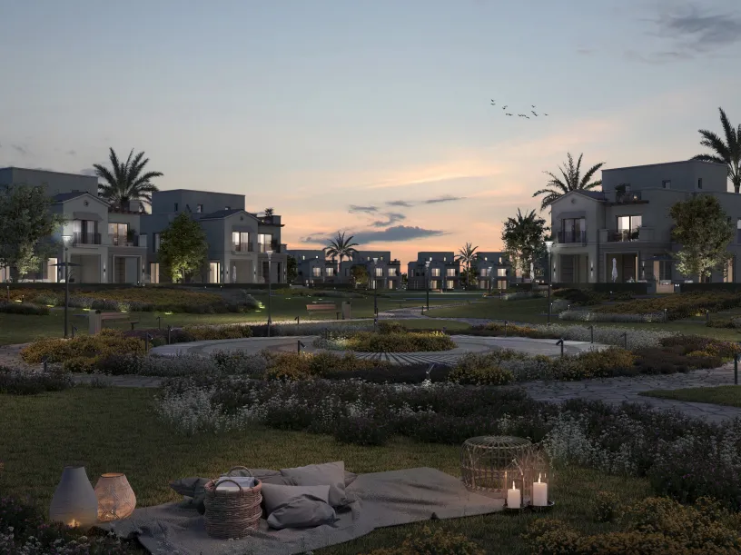 Townhouse for sale in Hyde Park in 6th settlement of 218 m² with 3 bedrooms