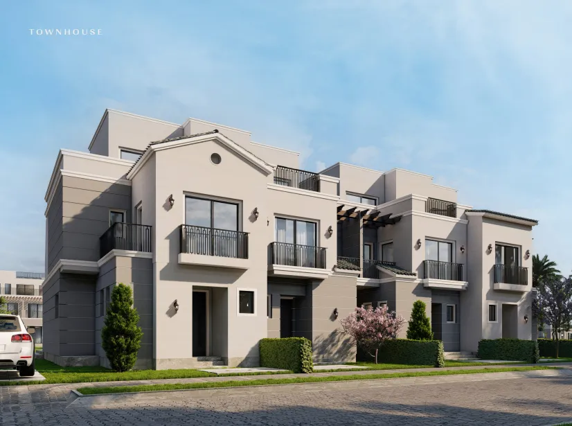 Townhouse for sale in Hyde Park in 6th settlement of 218 m² with 3 bedrooms