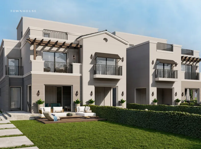 Townhouse for sale in Hyde Park in 6th settlement of 218 m² with 3 bedrooms