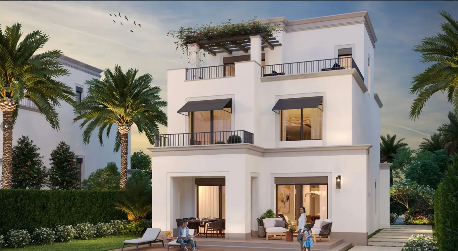 Villa for sale in Uptown Cairo in Mokattam of 244 m² with 4 bedrooms