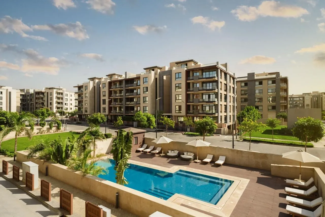 Apartment for sale in Azad Views in New Cairo of 128 m² with 3 bedrooms