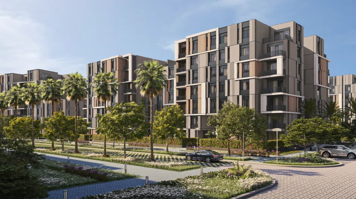Apartment for sale in Swanlake Residences in New Cairo of 155 m² with 3 bedrooms