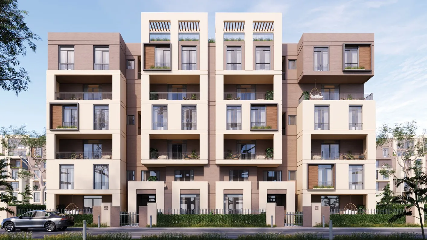 Apartment for sale in Sarai in New Cairo of 113 m² with 2 bedrooms