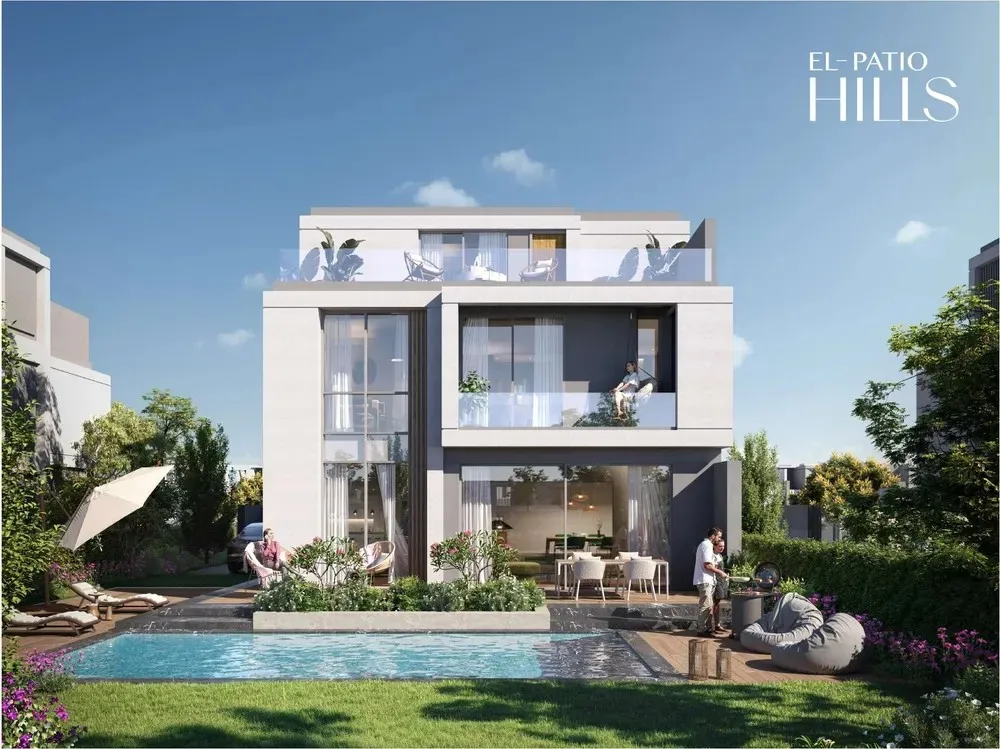 Villa for sale in El Patio Hills in 6th settlement of 255 m² with 4 bedrooms