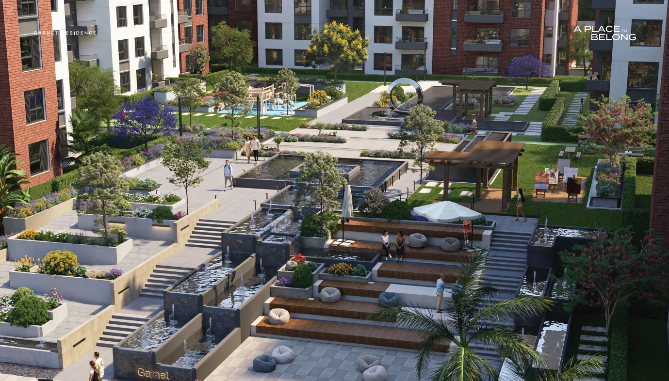 Apartment for sale in Garnet in New Cairo of 154 m² with 3 bedrooms