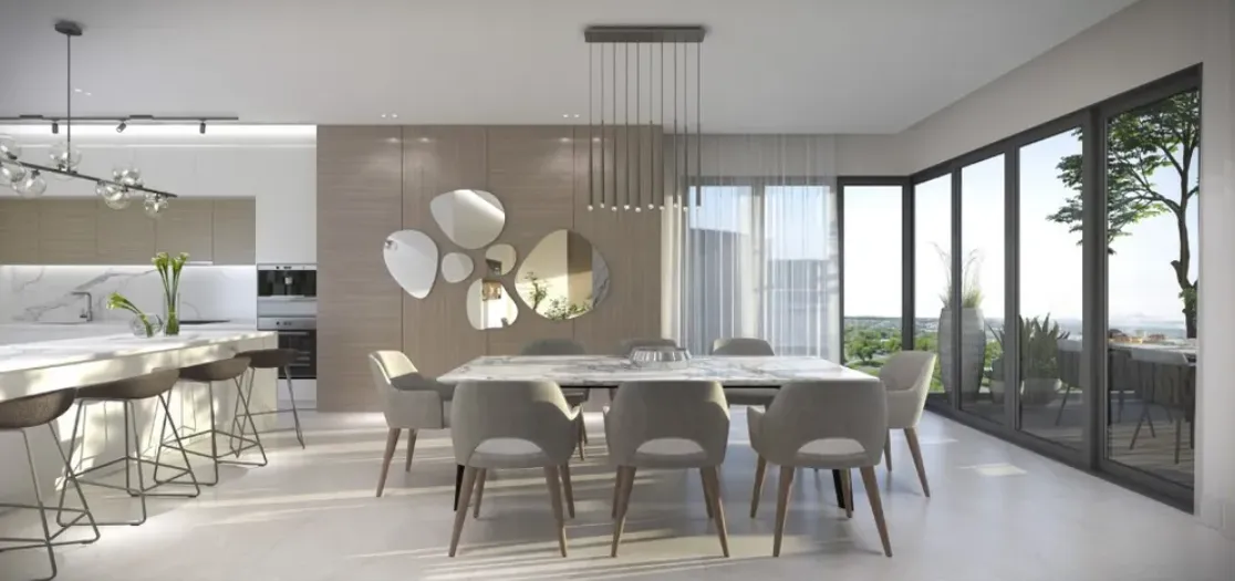 Apartment for sale in Residence Eight Sky Abu Dhabi in New Capital City of 160 m² with 3 bedrooms