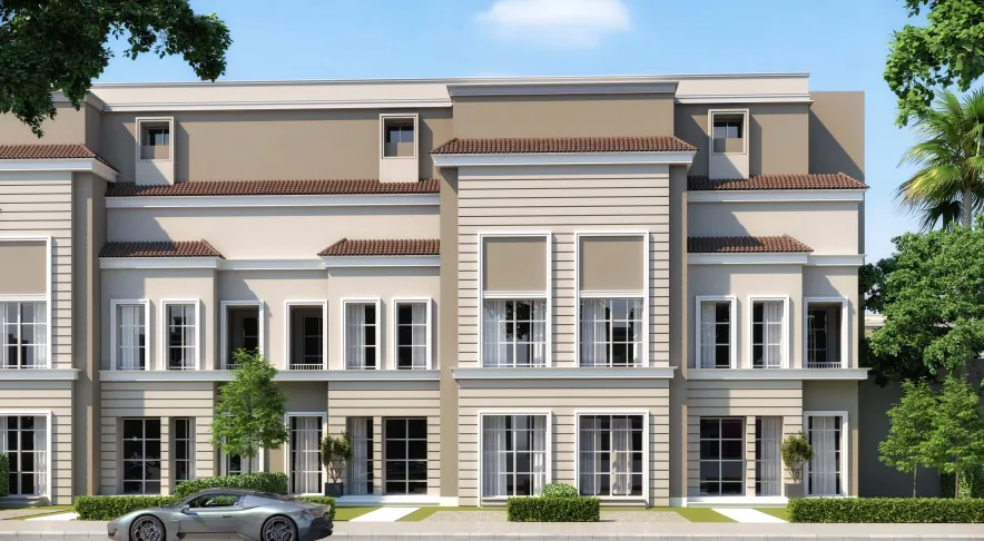 Townhouse for sale in The Butterfly in Mostakbal City of 212 m² with 4 bedrooms