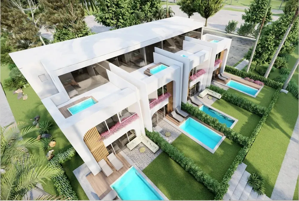 Townhouse for sale in The Median Residences in New Cairo of 231 m² with 3 bedrooms