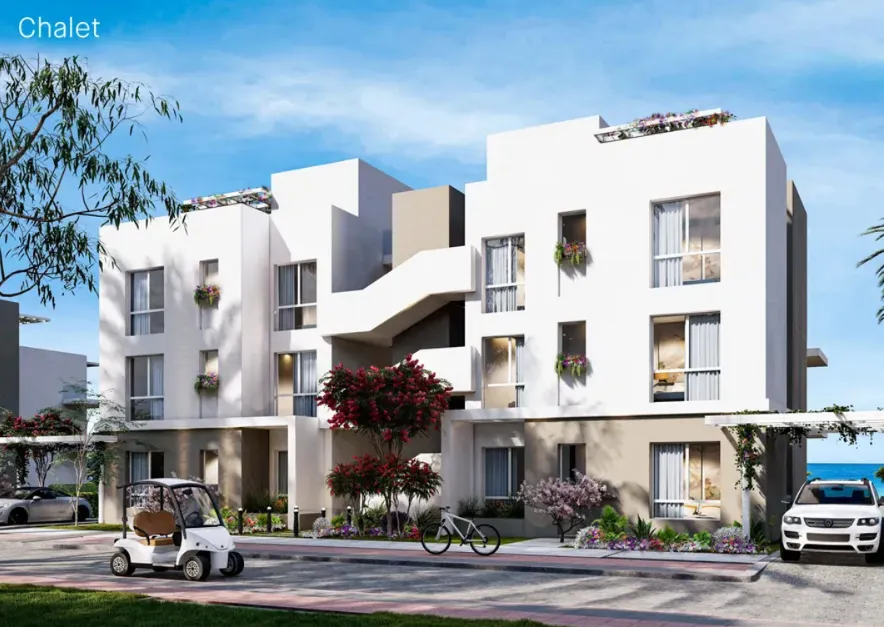 Chalet for sale in Hyde Park North - Seashore in Ras El Hekma of 76 m² with 1 bedrooms