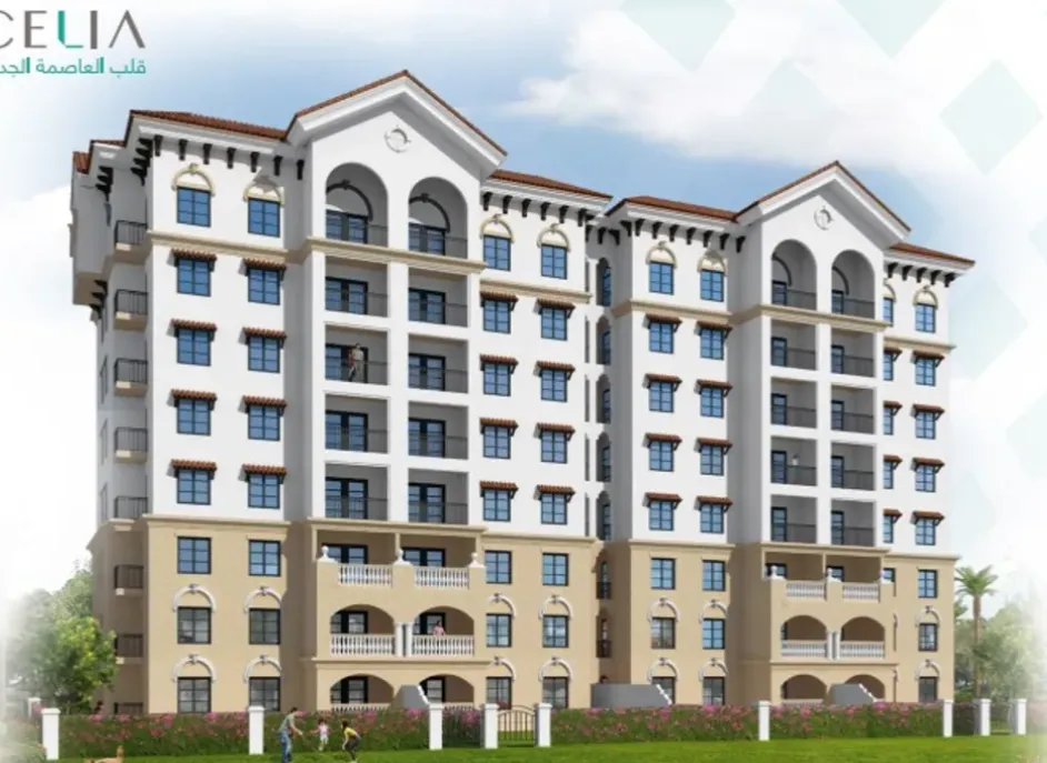 Apartment for sale in Celia in New Capital City of 101 m² with 2 bedrooms
