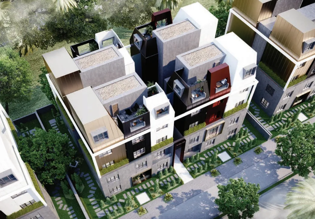 Duplex for sale in Bloomfields in Mostakbal City of 224 m² with 3 bedrooms