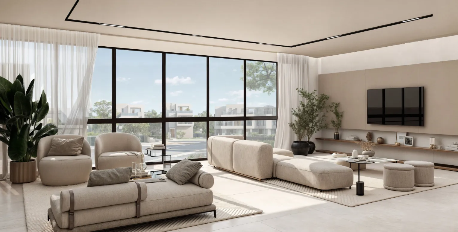 Townhouse for sale in El Patio Hills in 6th settlement of 195 m² with 4 bedrooms