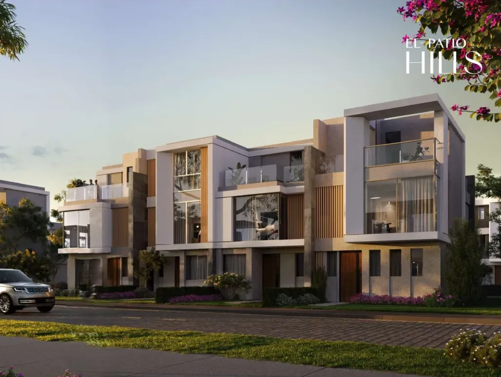 Townhouse for sale in El Patio Hills in 6th settlement of 195 m² with 4 bedrooms