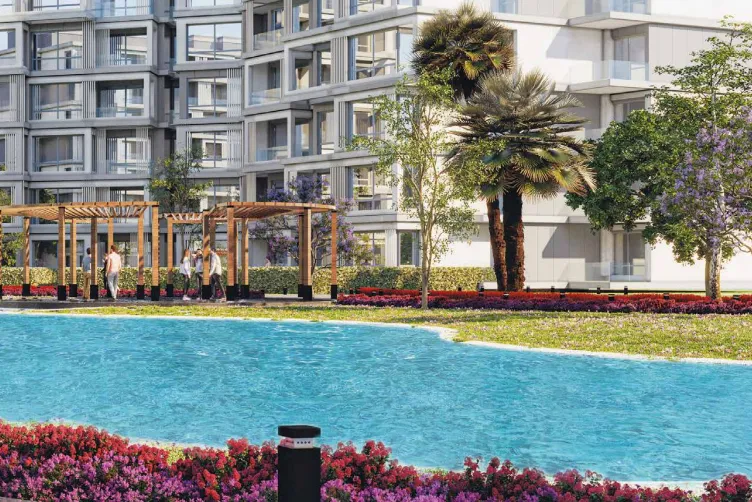 Apartment for sale in Entrada in New Capital City of 167 m² with 2 bedrooms