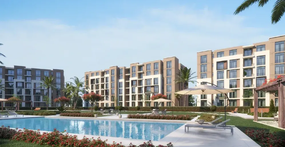 Apartment for sale in Sarai in New Cairo of 153 m² with 3 bedrooms