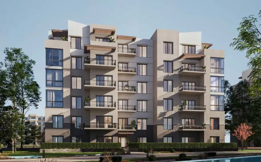 Apartment for sale in Parkway Residence - Hyde Park in New Cairo of 116 m² with 2 bedrooms
