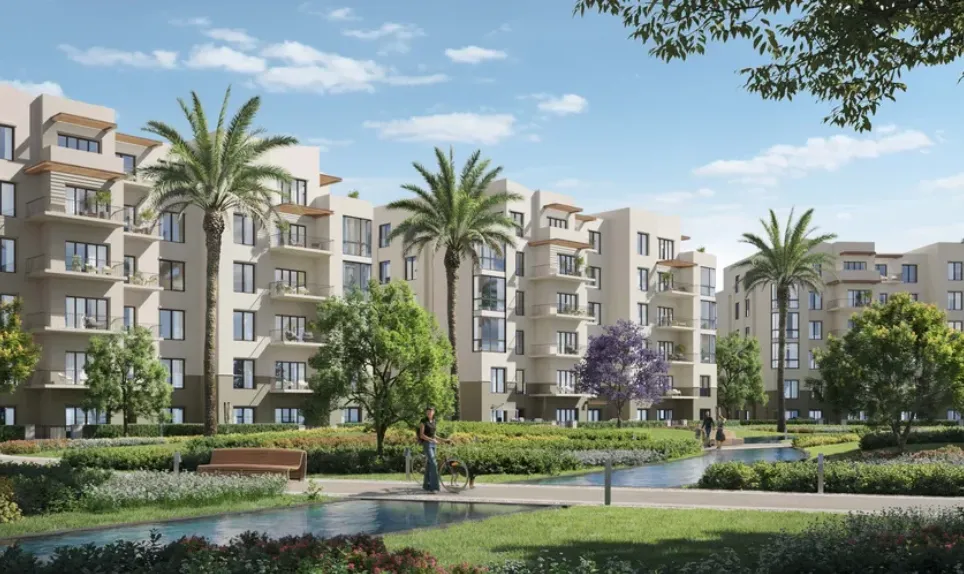 Apartment for sale in Parkway Residence - Hyde Park in New Cairo of 116 m² with 2 bedrooms