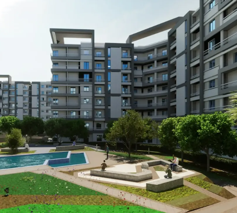 Apartment for sale in IL Mondo  in New Capital City of 132 m² with 2 bedrooms