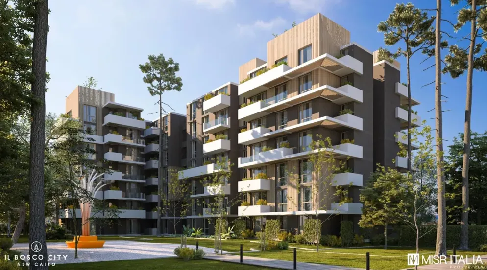 Apartment for sale in Il Bosco New Capital in New Capital City of 126 m² with 2 bedrooms