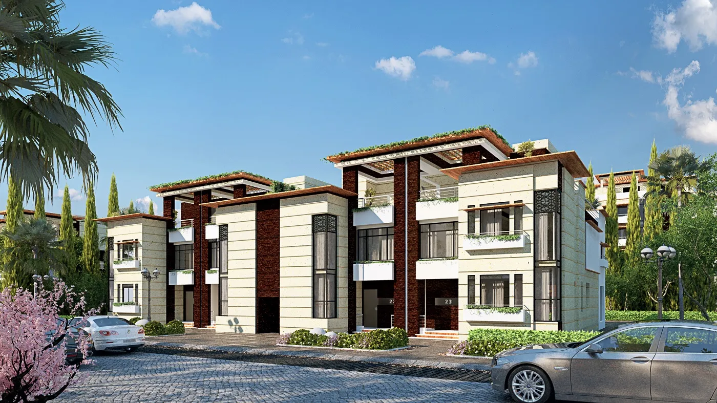 Townhouse for sale in La Fontaine Province in New Cairo of 270 m² with 3 bedrooms