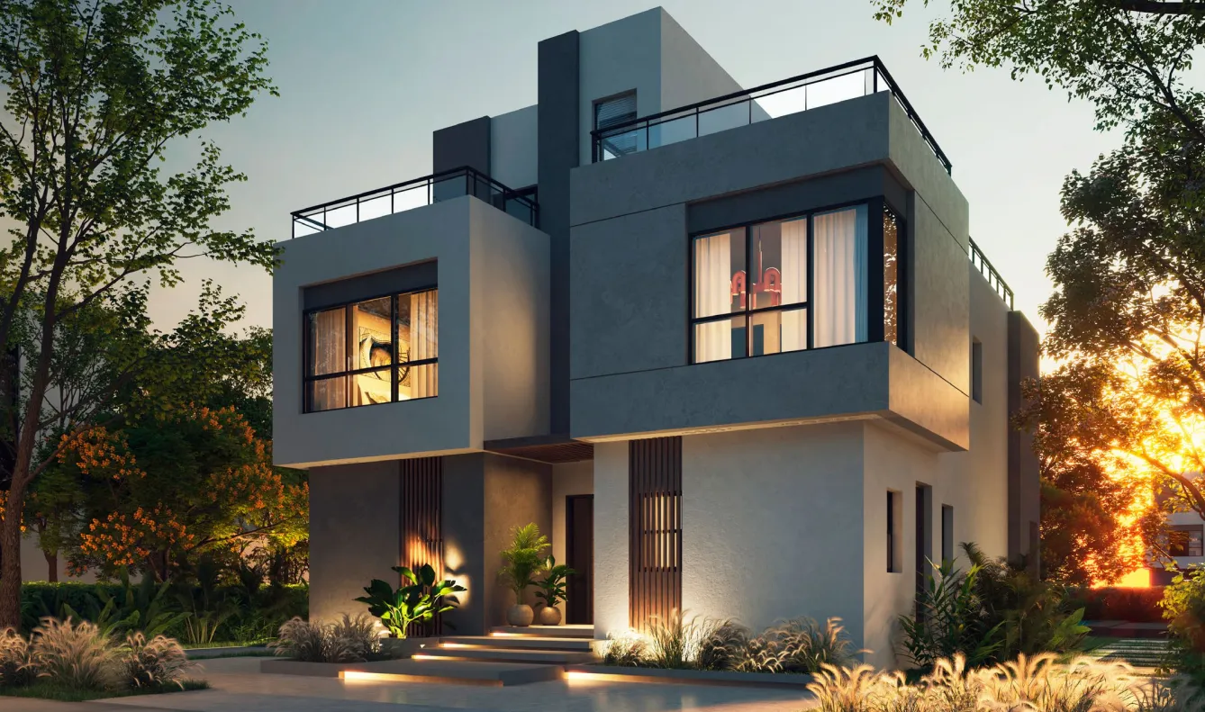 Villa for sale in The Crown in 6th of October City of 320 m² with 4 bedrooms