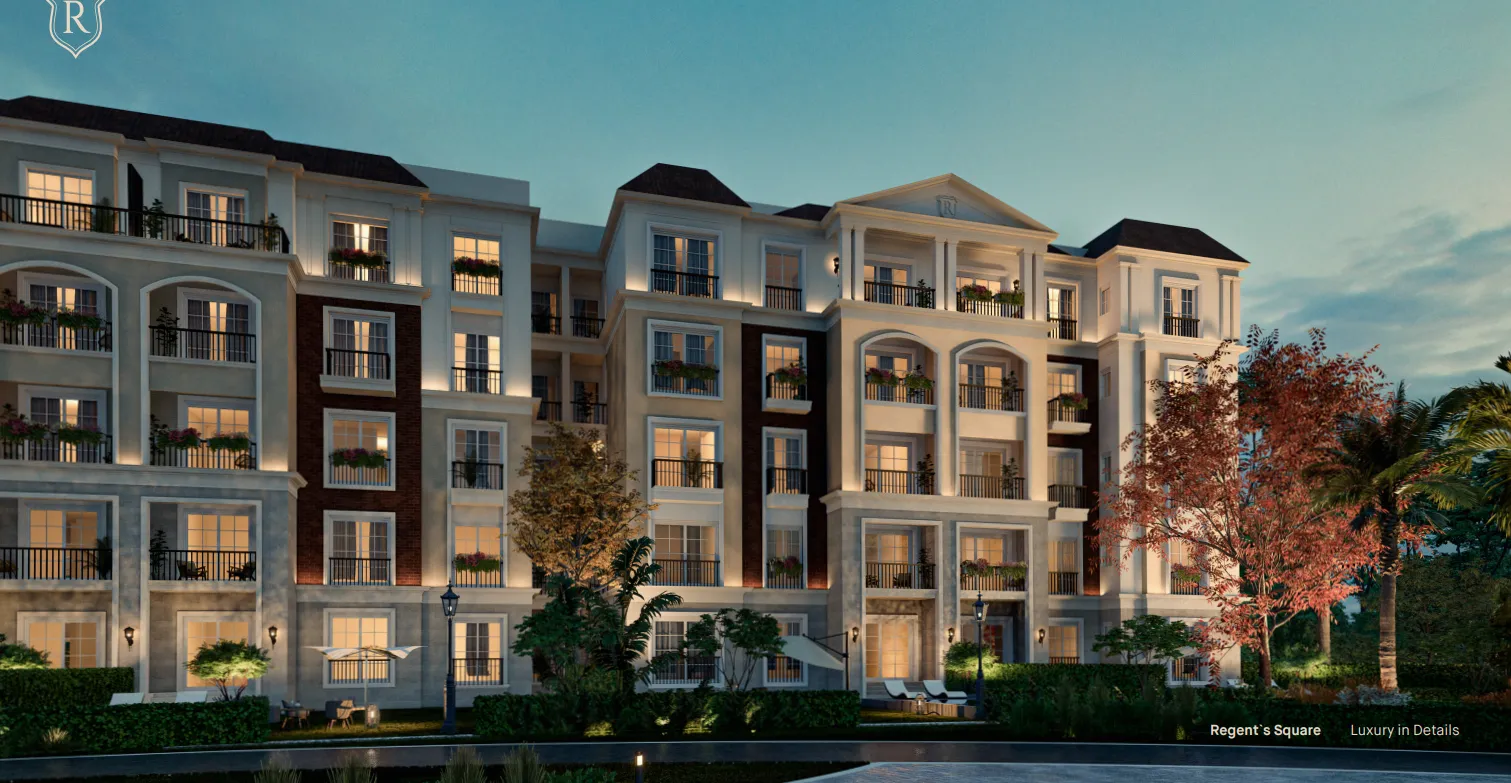 Apartment for sale in Regent's Square in New Cairo of 204 m² with 3 bedrooms