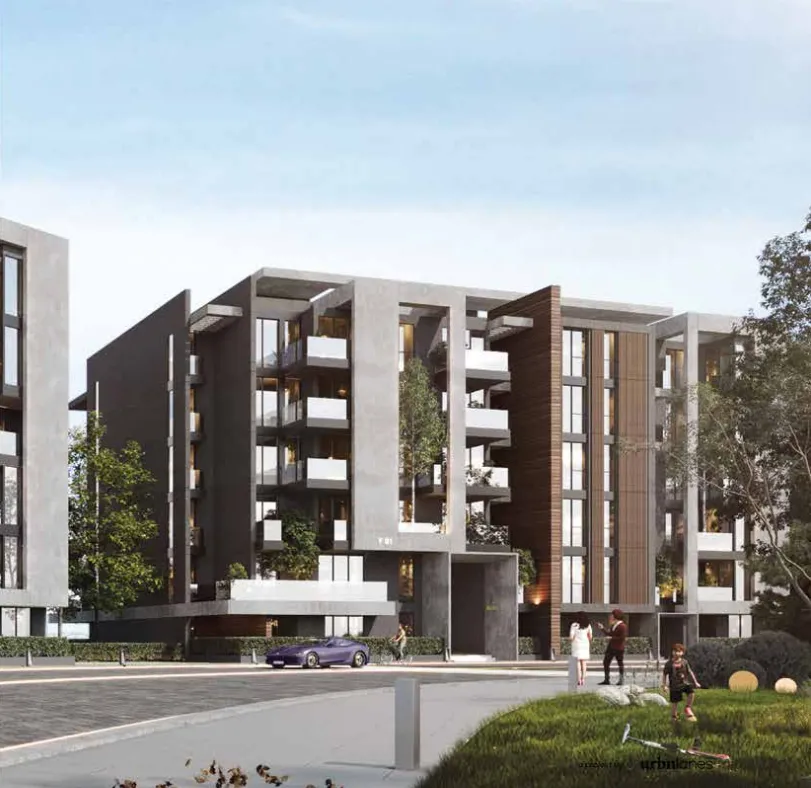 Apartment for sale in Yellow Residence in New Cairo of 127 m² with 2 bedrooms