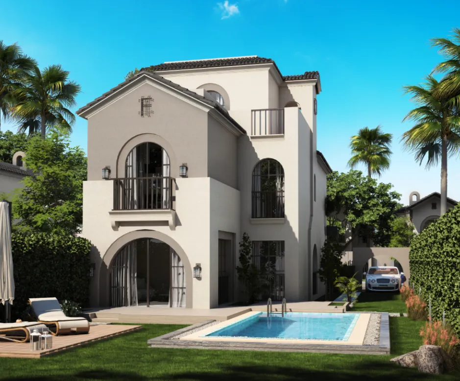 Villa for sale in Sarai in New Cairo of 237 m² with 3 bedrooms