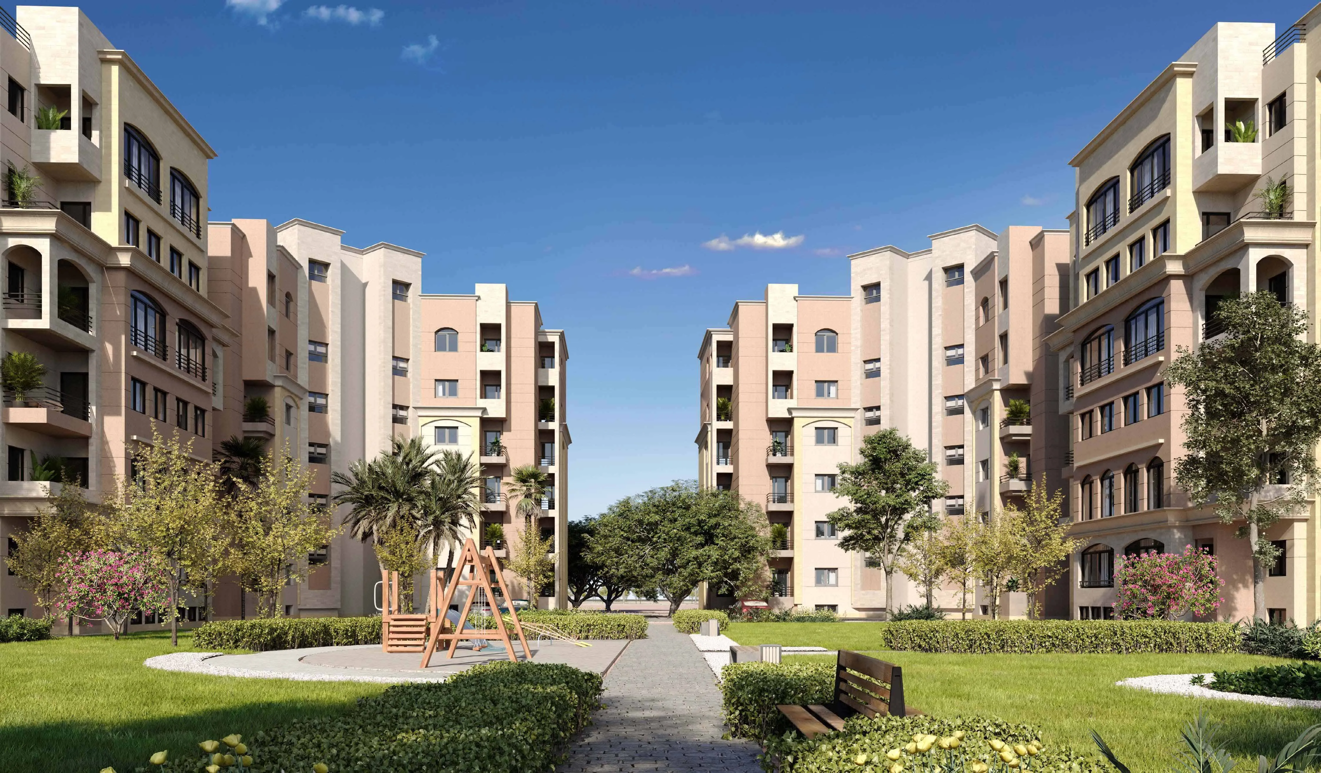 Apartment for sale in Al Maqsad in New Capital City of 149 m² with 3 bedrooms