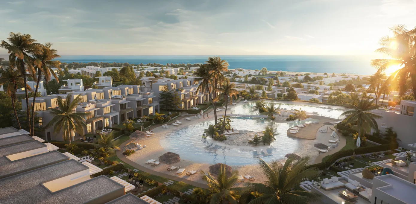 Townhouse for sale in Hyde Park North - Seashore in Ras El Hekma of 175 m² with 3 bedrooms