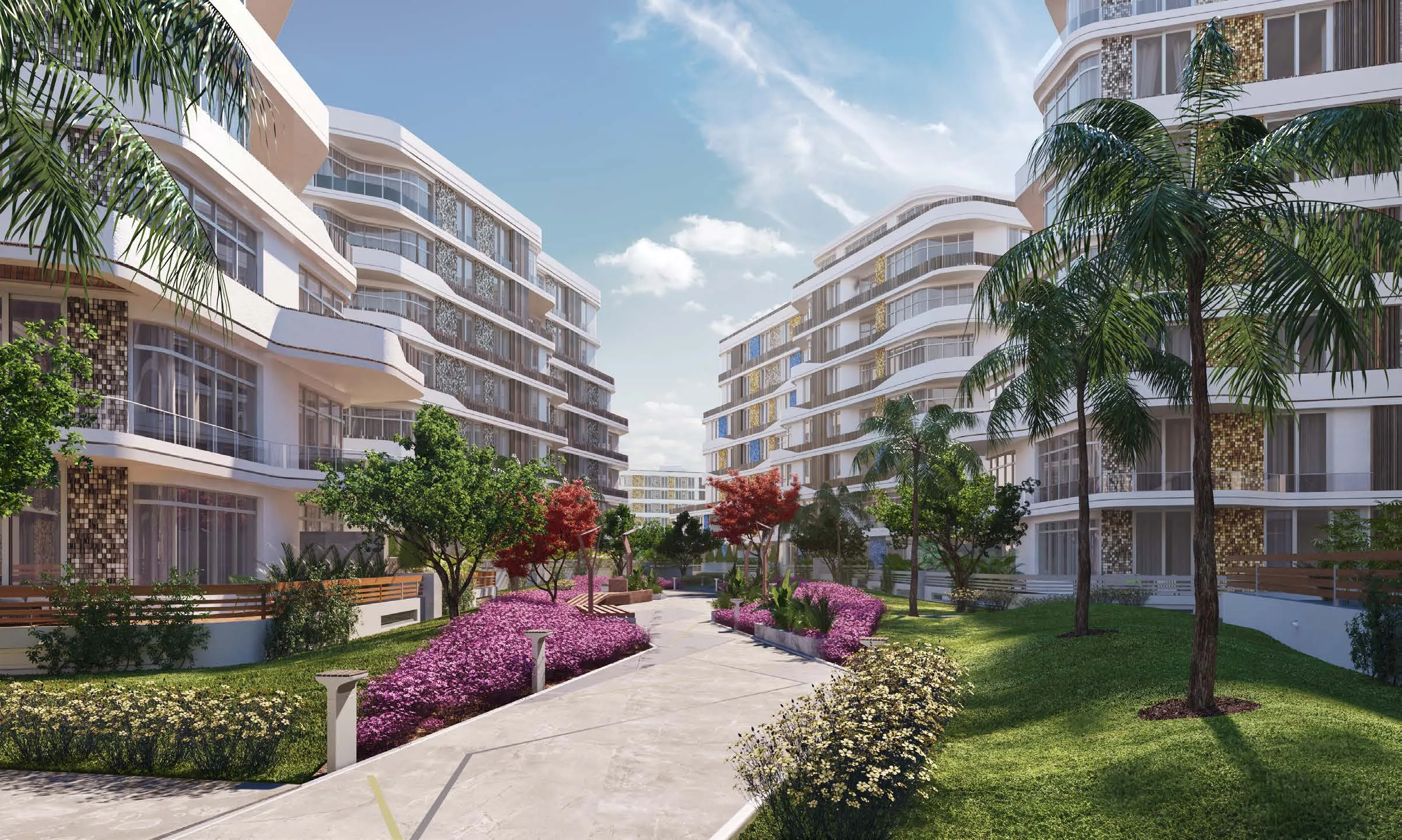 Apartment for sale in Bloomfields in Mostakbal City of 128 m² with 2 bedrooms