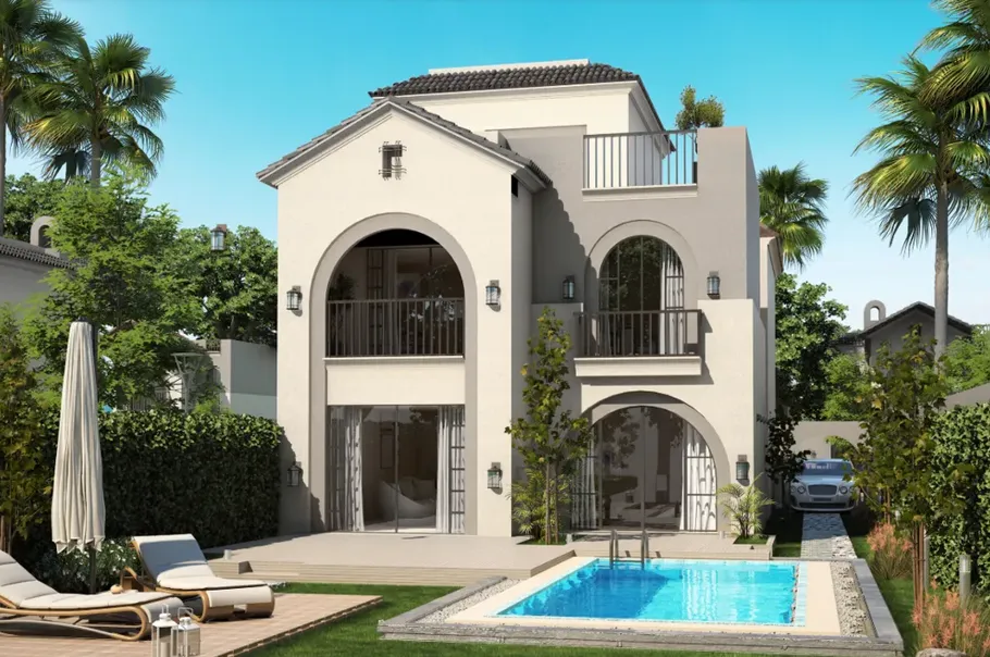 Villa for sale in Sarai in New Cairo of 235 m² with 3 bedrooms