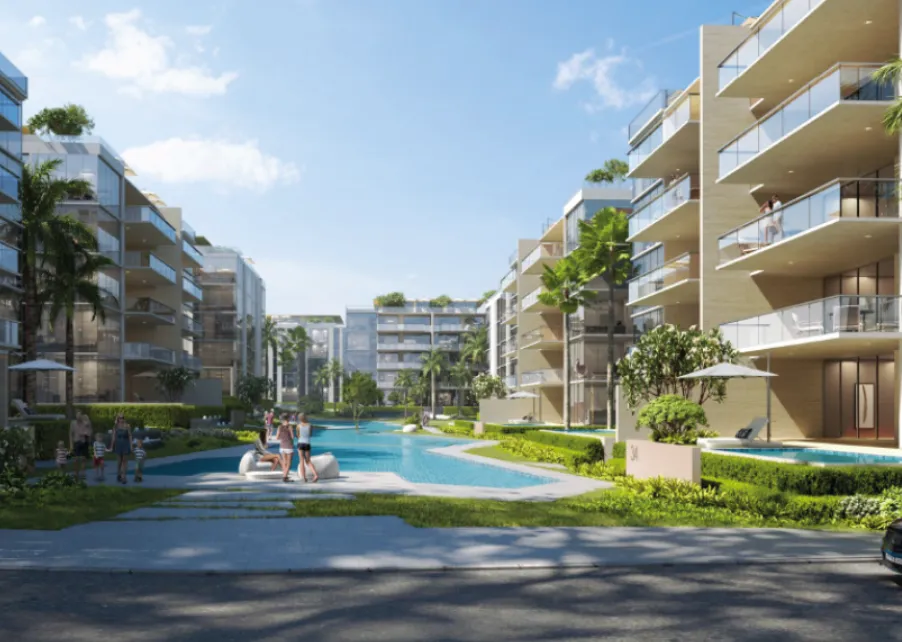 Apartment for sale in Lake view Residence 2 in New Cairo of 145 m² with 3 bedrooms