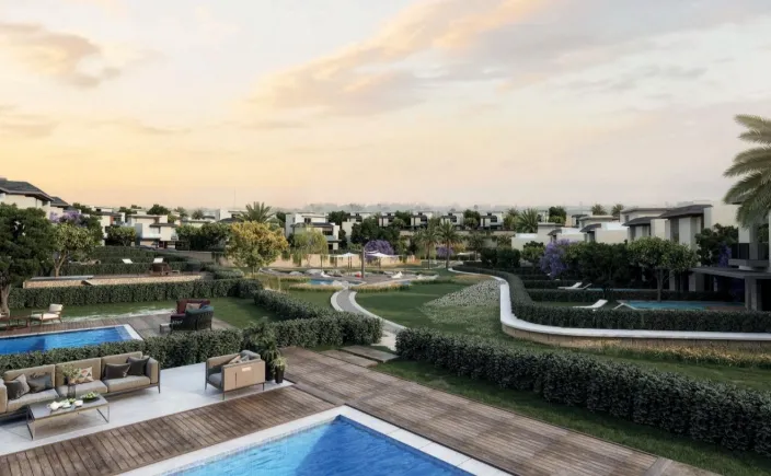 Villa for sale in Stone Park in New Cairo of 296 m² with 4 bedrooms