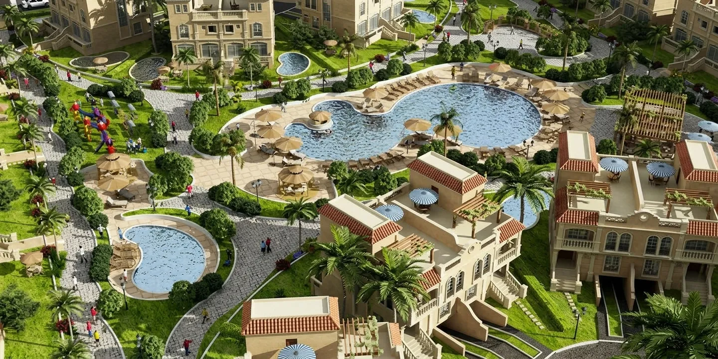 Twinhouse for sale in Villino in New Cairo of 311 m² with 3 bedrooms