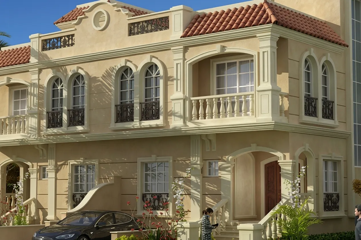 Twinhouse for sale in Villino in New Cairo of 311 m² with 3 bedrooms
