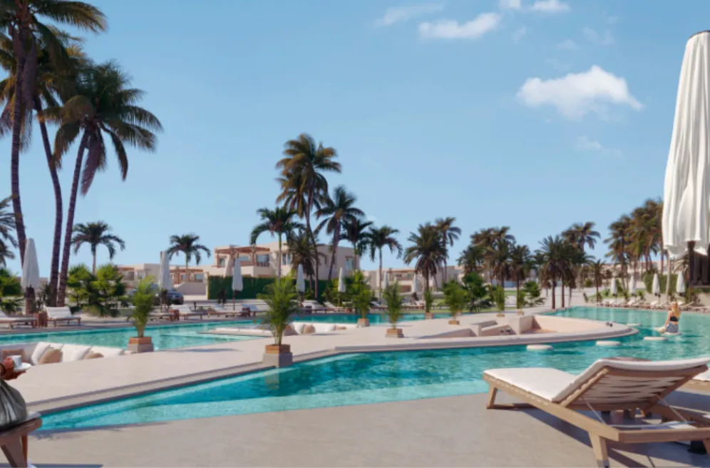 Chalet for sale in Hacienda Waters in Ras El Hekma of 103 m² with 2 bedrooms