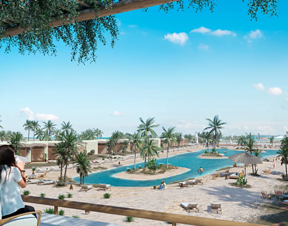 Chalet for sale in Hacienda Waters in Ras El Hekma of 103 m² with 2 bedrooms