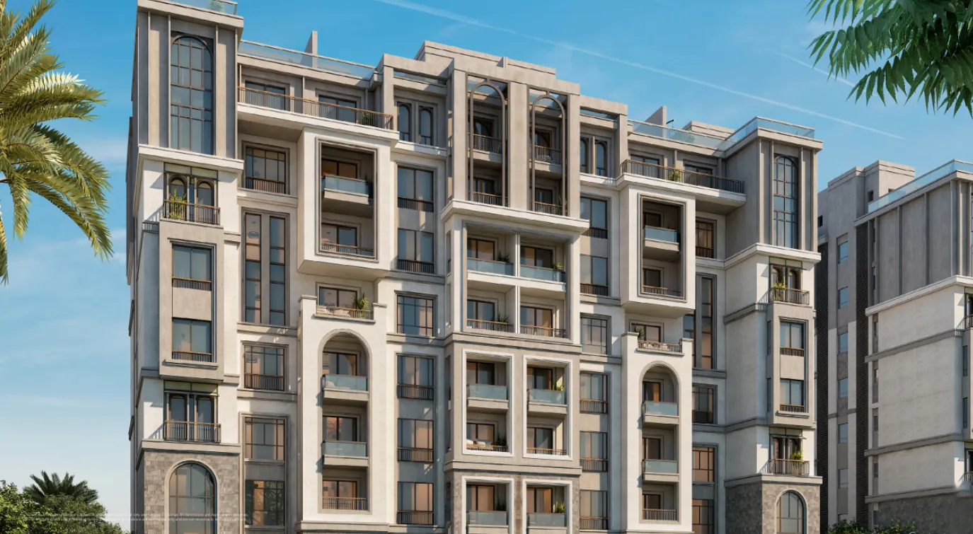 Apartment for sale in Ever New Cairo in 6th settlement of 130 m² with 2 bedrooms